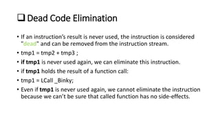 Introduction to code optimization by dipankar | PPTX