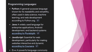LANGUAGE & TOOLS YOU NEED
 