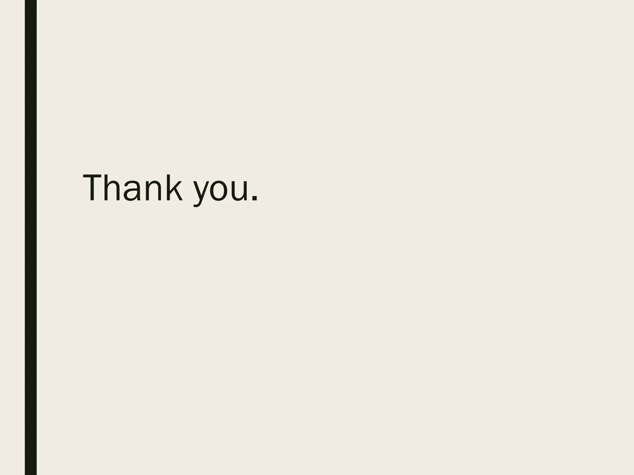 Thank you.
 