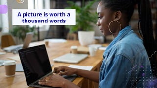 A picture is worth a
thousand words
 