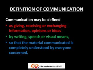 Introduction to communication | PPT
