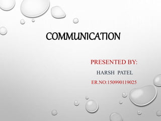 Introduction to communication (Communication Skills) | PPTX