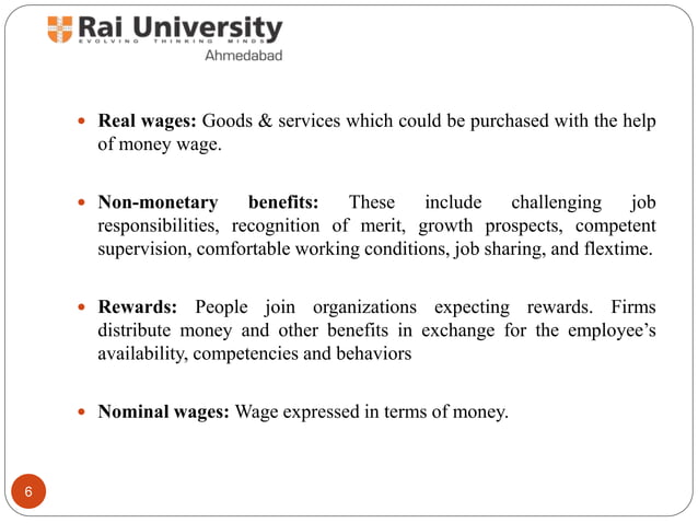 Introduction To Compensation Meaning And Objectives PPT