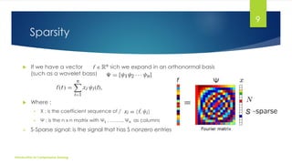 Introduction to Compressive Sensing | PDF