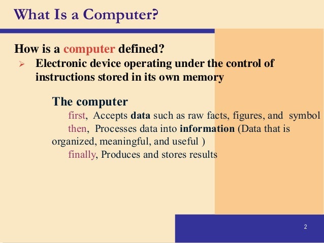 Introduction to computer Powerpoint Presentation