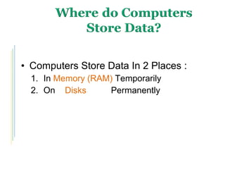 Introduction to computer | PPT