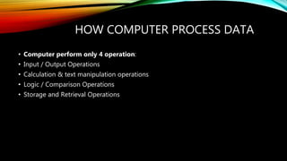 Computer and Data | PPTX