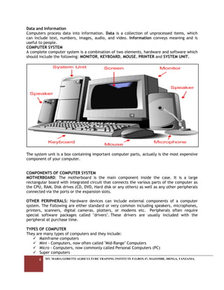 Introduction to computer | PDF