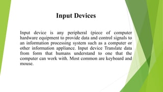 Introduction to computer | PPTX