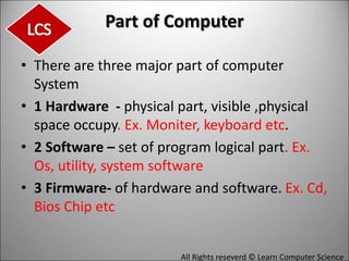 Introduction to computer | PPT