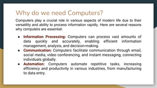 Introduction to Computer, Computer Basics.pptx