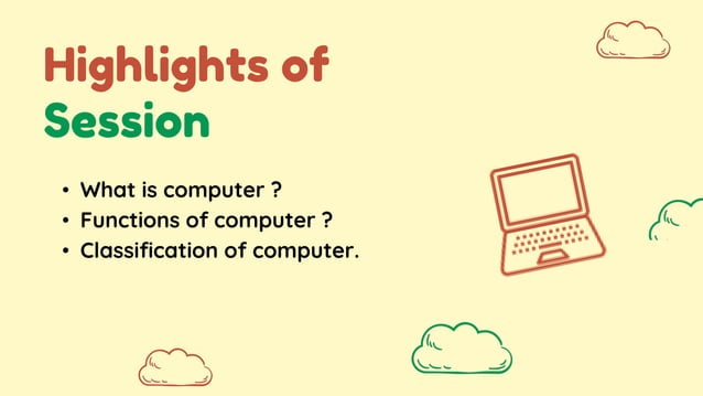 INTRODUCTION TO COMPUTER and functions of the computer | PPT