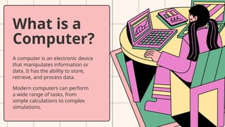 introduction to computer and parts of the computer | PPTX