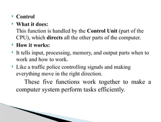 Introduction to Computers: Basics, Components, and Uses | PPTX