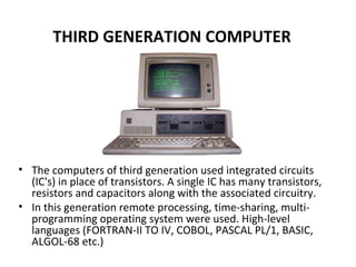 3 Gen Computer Introduction to Computer Engineering | PPT