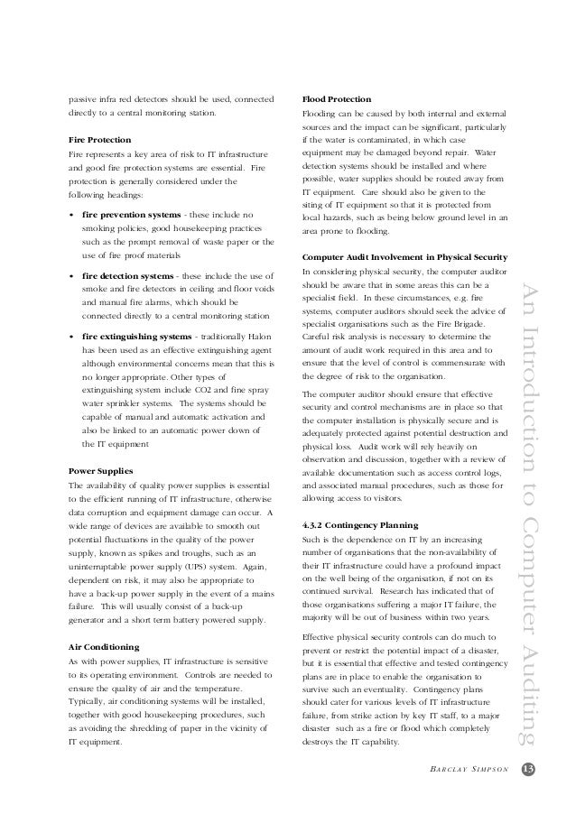 Computer Audit an Introductory