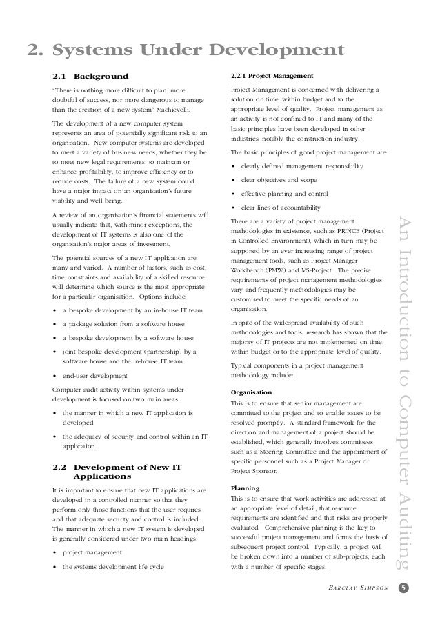 Computer Audit an Introductory