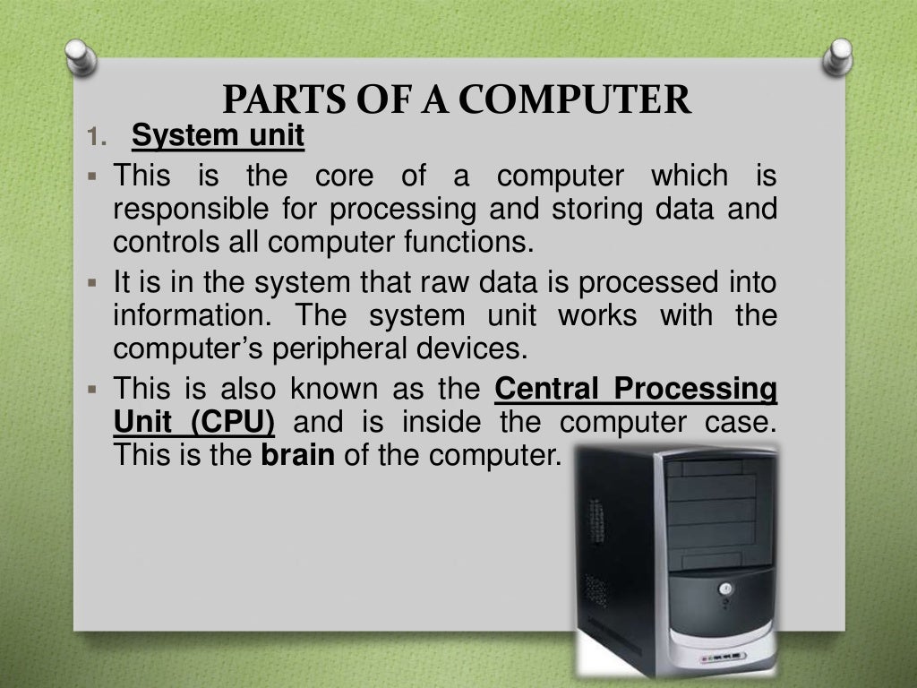 Introduction to computer hardware