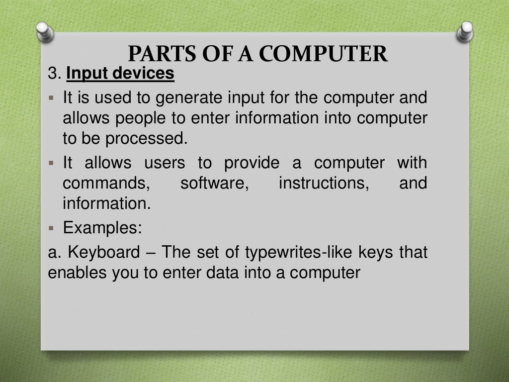 Introduction to computer hardware