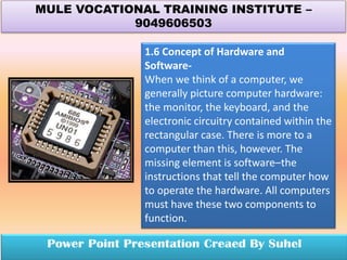 ppt understanding computer systems: key hardware and... ppt computer by suhel | PPTX