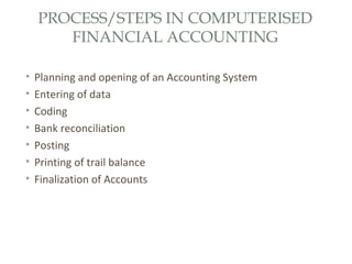 Introduction to computerised accounting | PPT