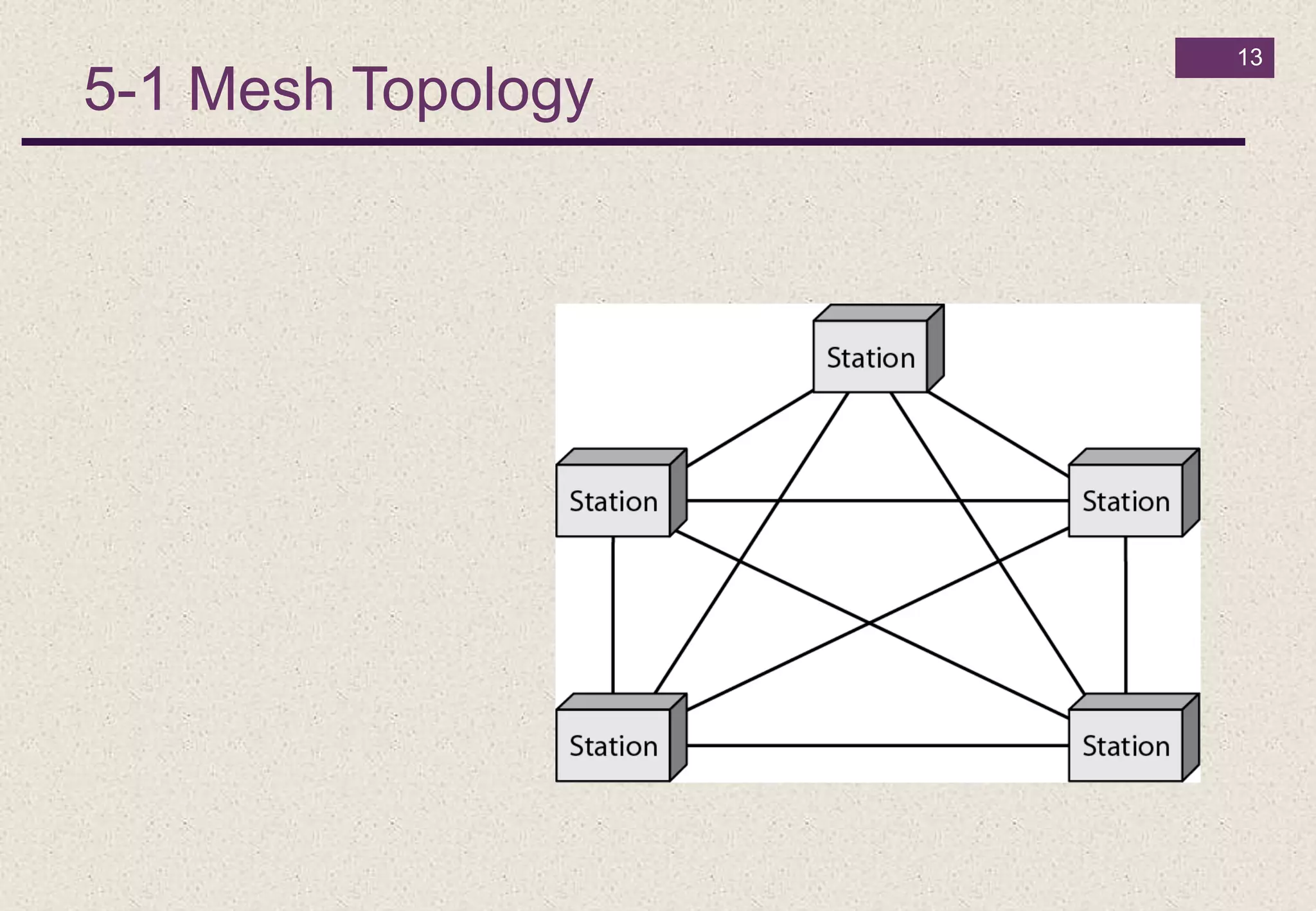 5-1 Mesh Topology
13
 