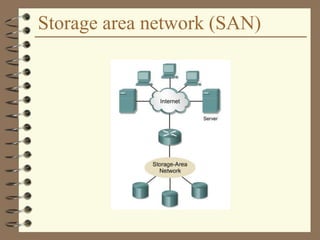 Storage area network (SAN)
 
