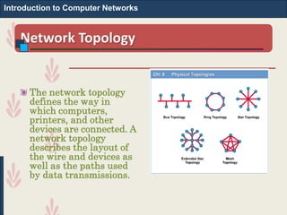 Introduction to computer networks | PPTX