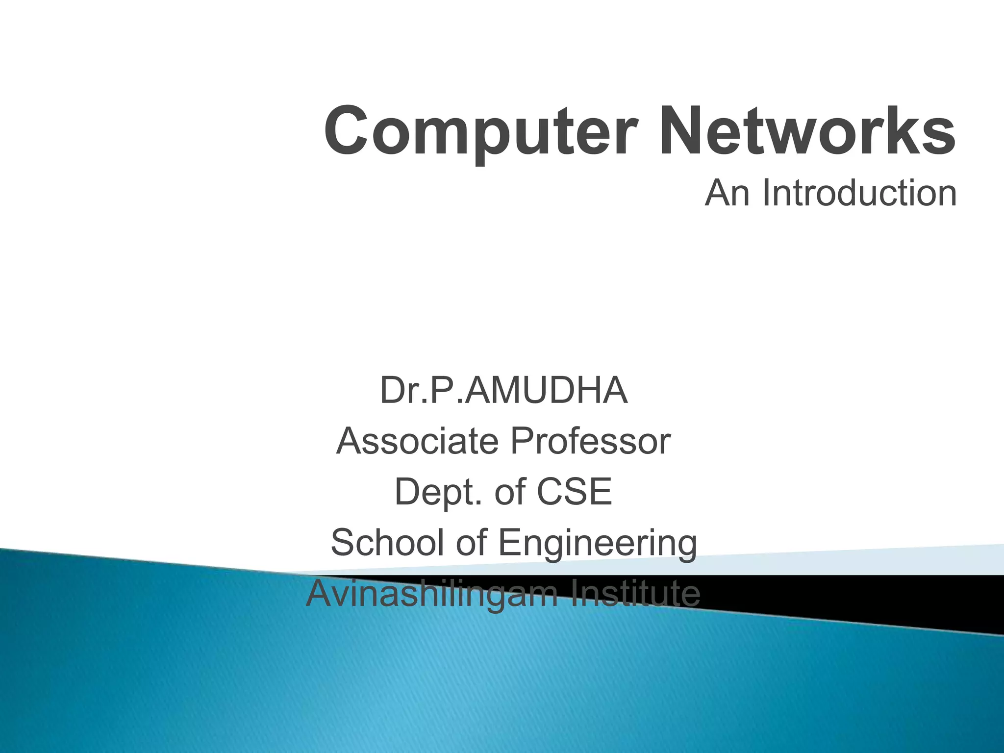 Introduction to computer networks | PPT