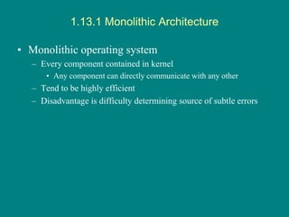 Monolithic Components Introduction to Computer & Operating Systems.ppt