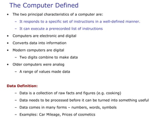 Introduction to computers | PPT