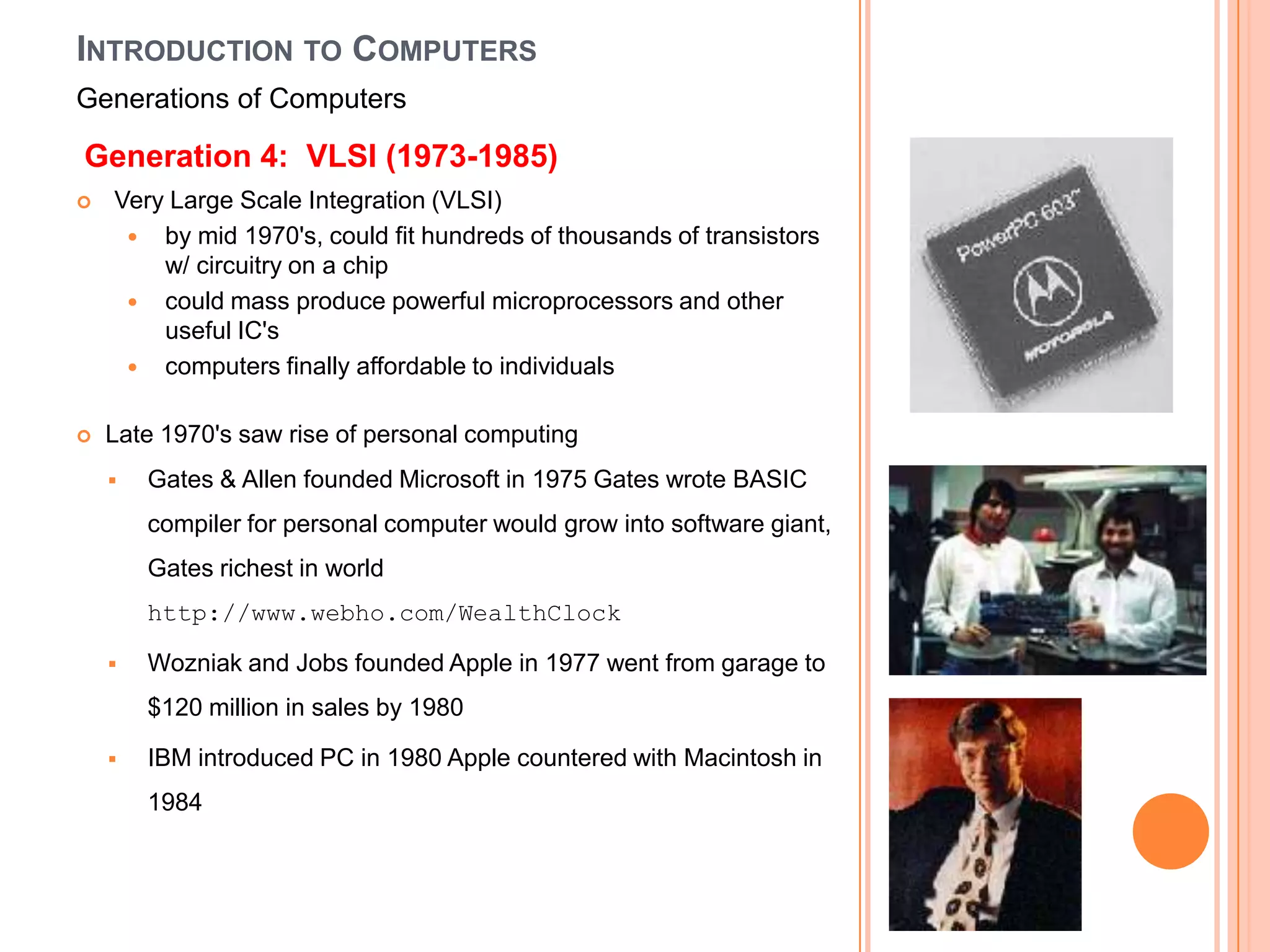 Introduction to computers | PPTX | Computing | Technology & Computing