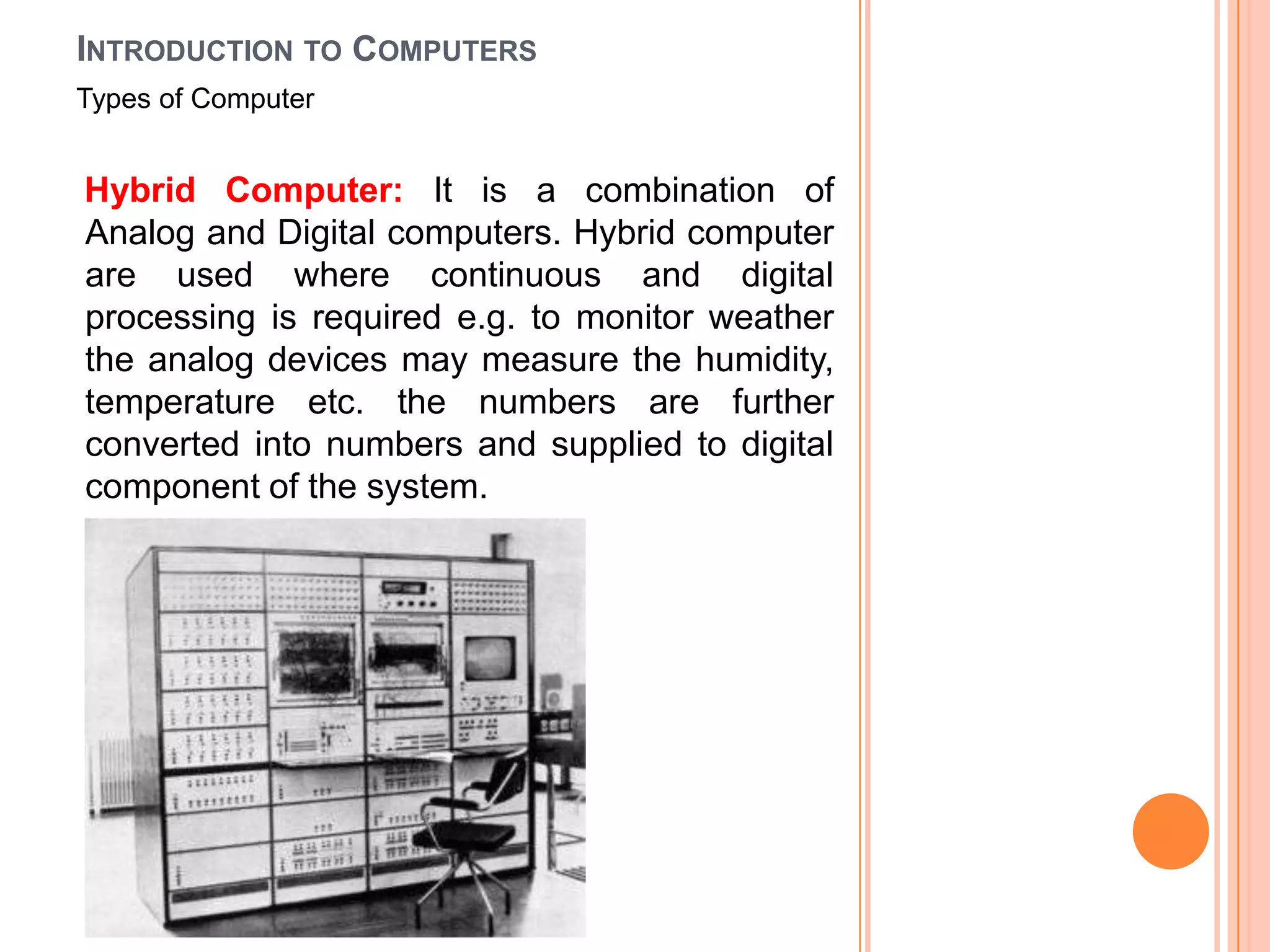 Introduction to computers | PPTX | Computing | Technology & Computing