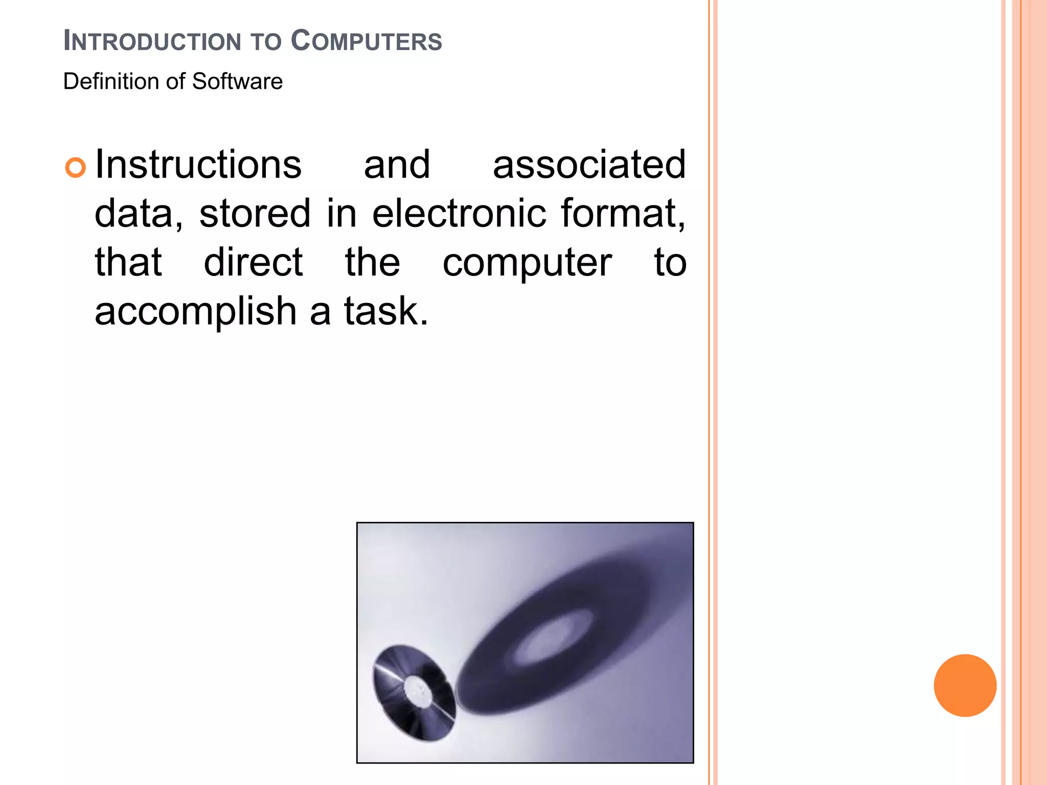 Introduction to computers | PPTX | Computing | Technology & Computing
