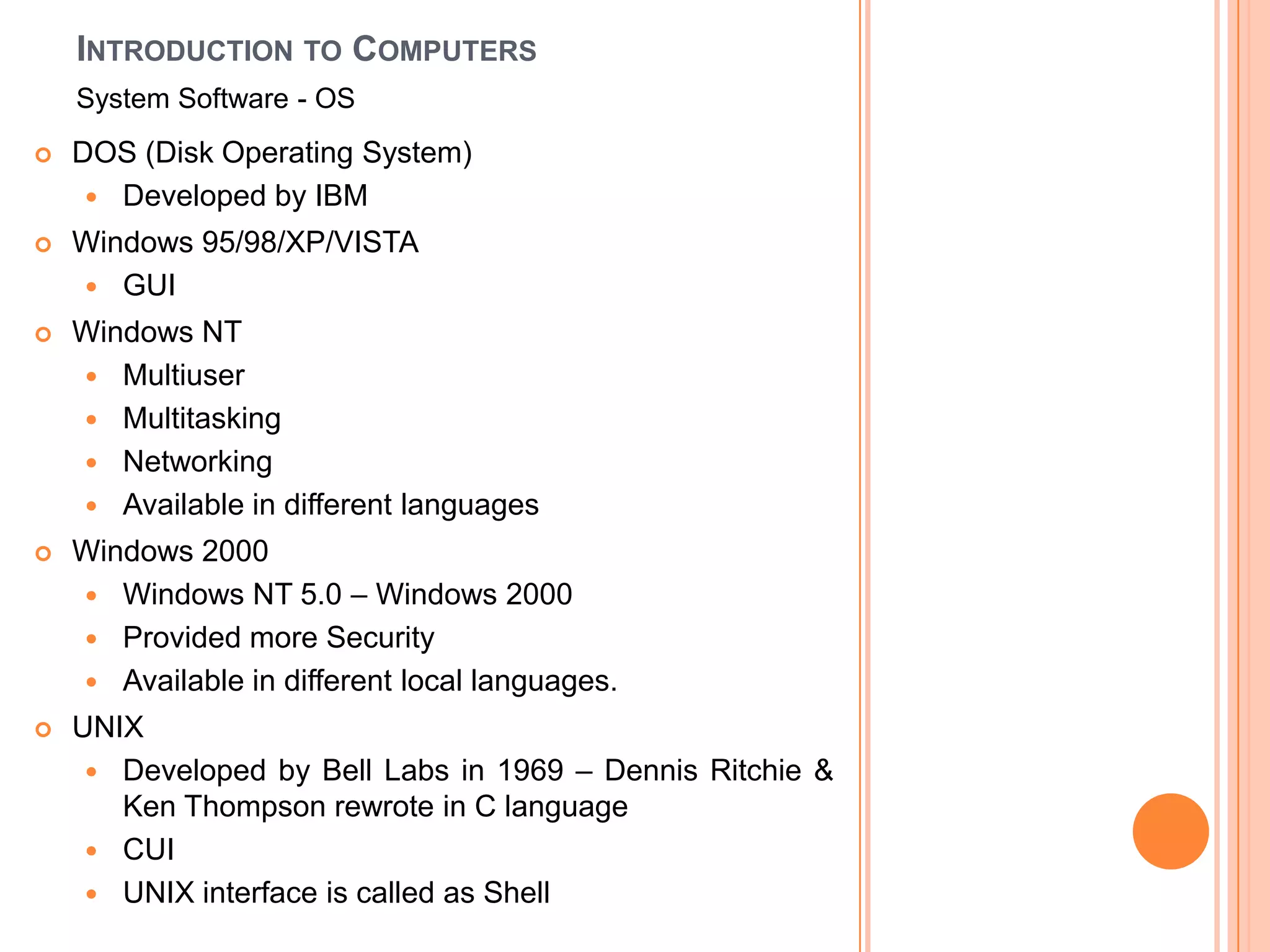 Introduction to computers | PPTX | Computing | Technology & Computing