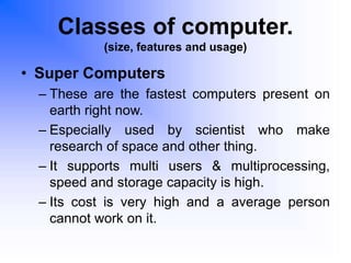 Introduction to computers