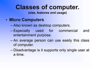 Introduction to computers