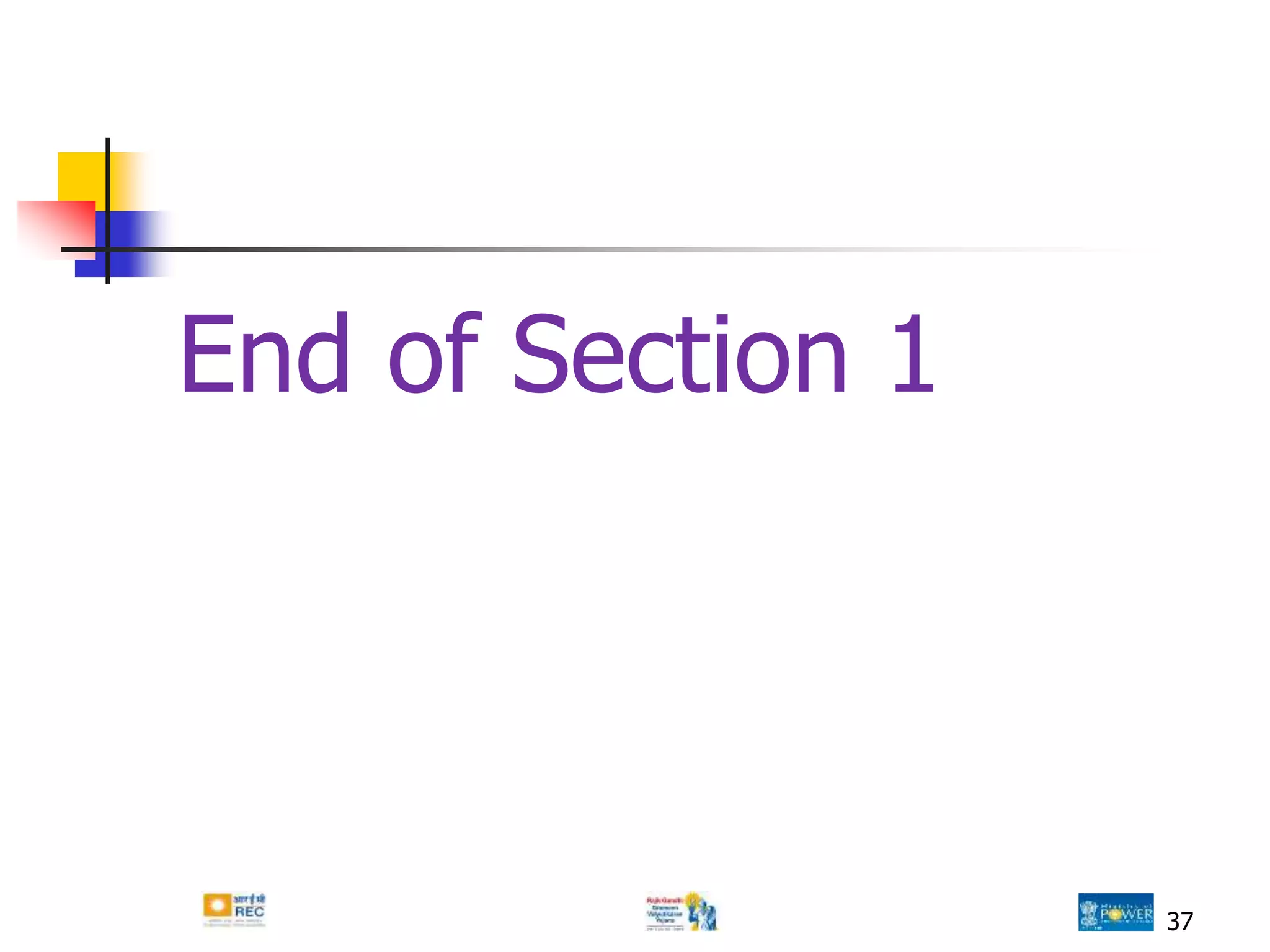 End of Section 1
37
 