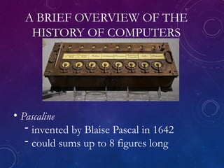 Introduction and history of Computers.pptx