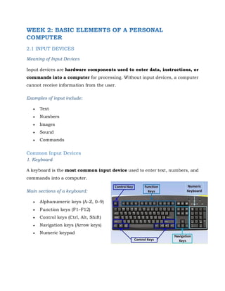 Alphanumeric Keyboard Without Numeric Keypad Comprehensive Introduction to Computers: Hardware, Software, and ...