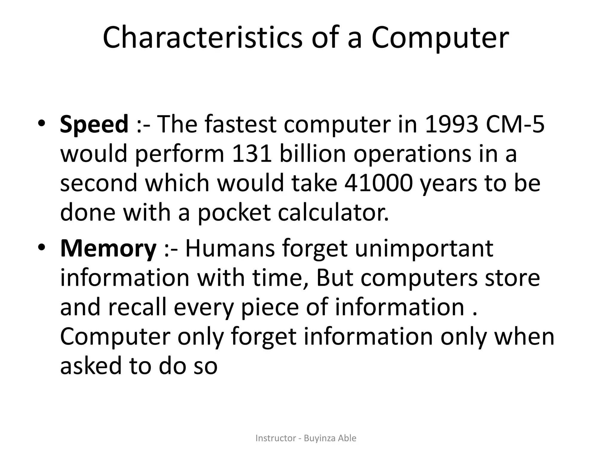 Introduction to computers notes | PPT