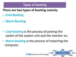 Introduction to computers by abdul rahaman | PPTX