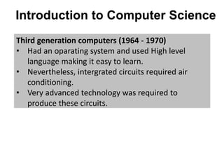 Introduction to computer science | PPTX