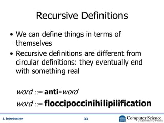Introduction to Computer Science Lecture | PPT