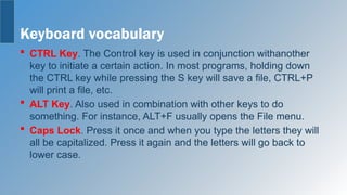 Control Key With Letters Introduction to Computers Grade 6-8.pptx