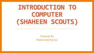Shaheen Computer Introduction to computer (shaheen) | PPTX