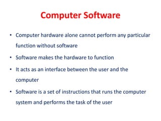 Introduction to Computer Software | PDF