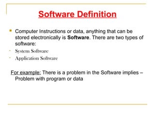 Introduction to computer and it's software | PPTX