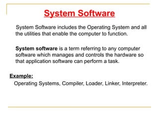 Introduction to computer and it's software | PPTX