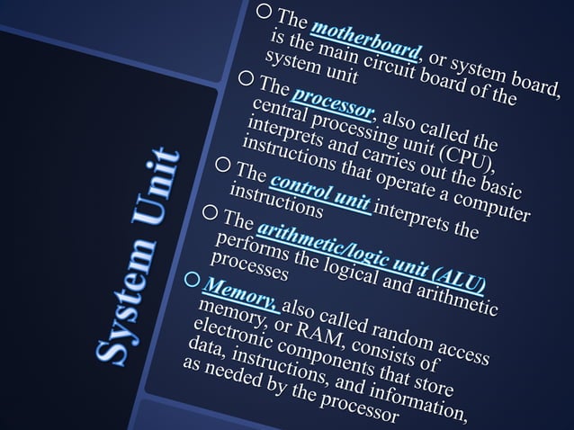 Introduction to computer system | PPTX